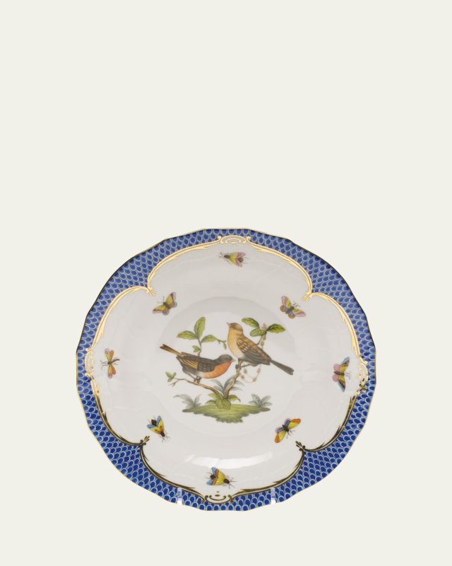 Rothschild Blue Motif 09 Dessert Plate